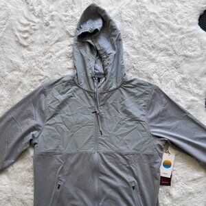 Vuori Men's Sunday Element Jacket Platinum Heather Size L NWT